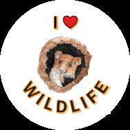 A Ride For Life I love Wildlife sticker